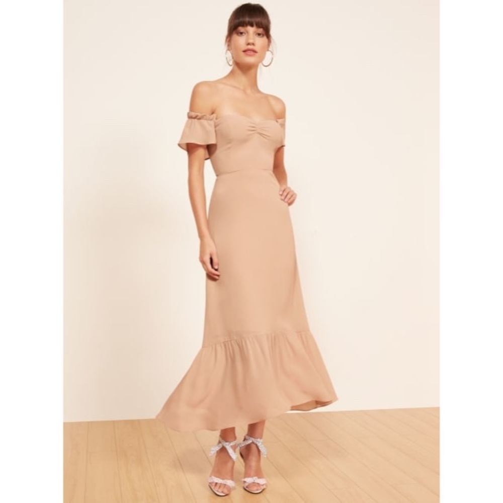 Reformation Butterfly Blush Dress
